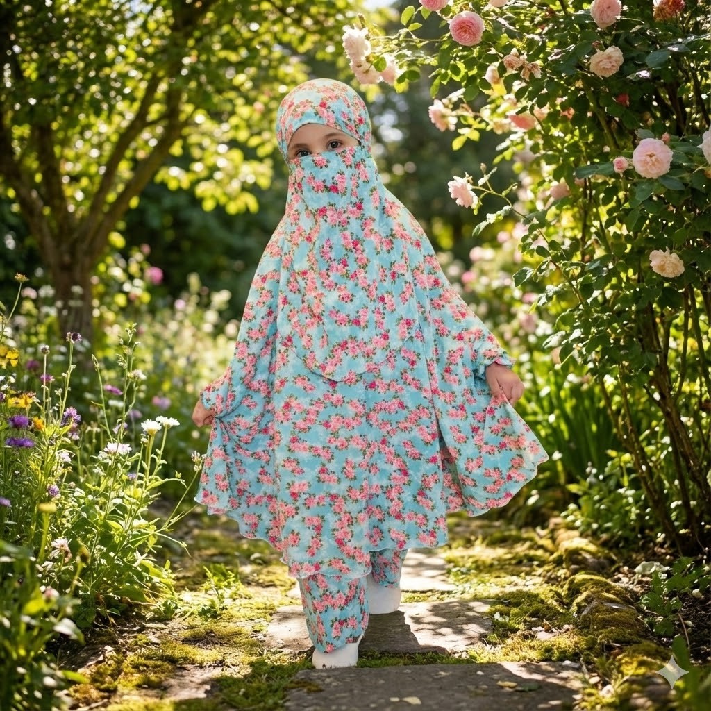 Kids Cherry Khimar KCK113