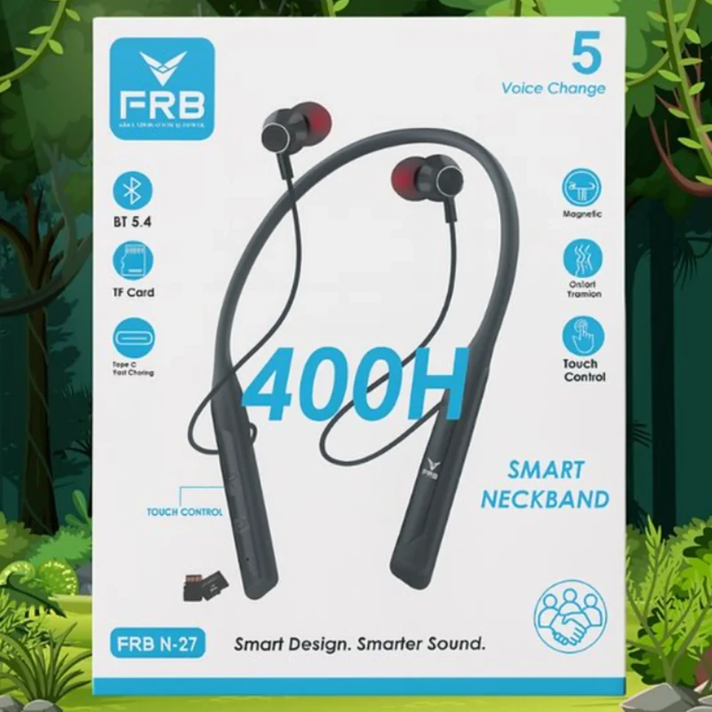 FRB N27 Wireless Neckband 400Hour