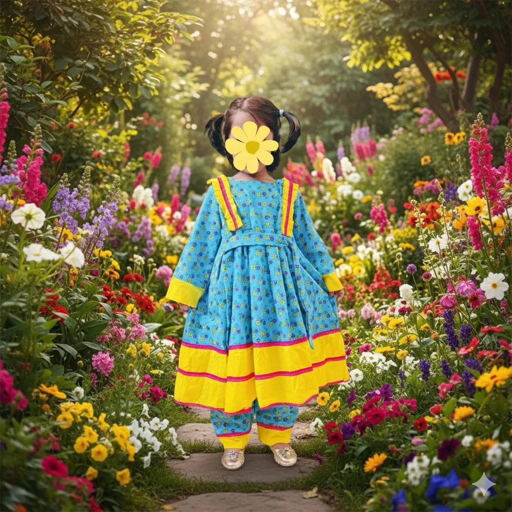 Flannel Fabric Baby Dress  FFB101