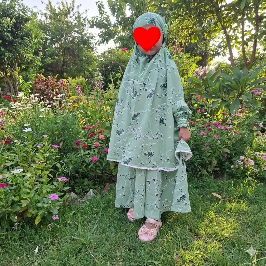 Kids Cherry Khimar Set  KCK108