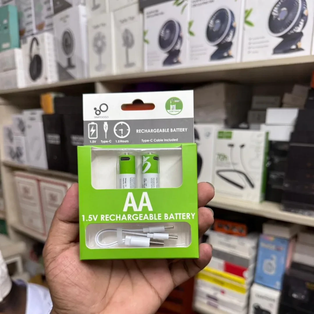 ? AAA 1.5V Rechargeable Pencil Battery with Type-C Dual Charging Cable ( Micro Battery) ?