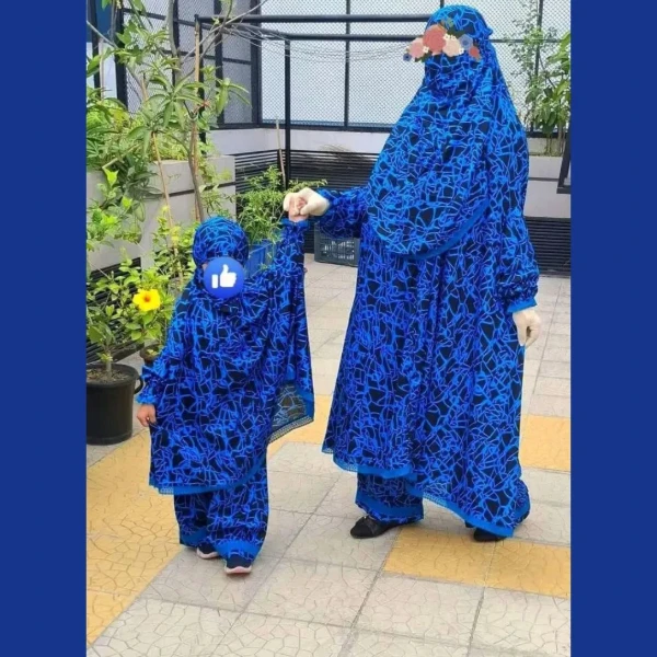 Lilen Fabric Khimar Set LF117