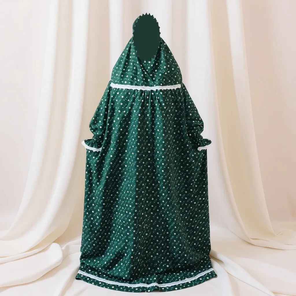 Full Long Nikabi Salat Hijab CF108