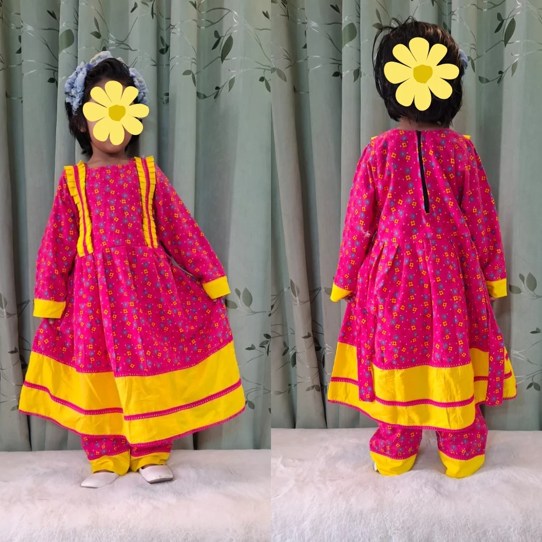 Flannel Fabric Baby Dress  FFB100